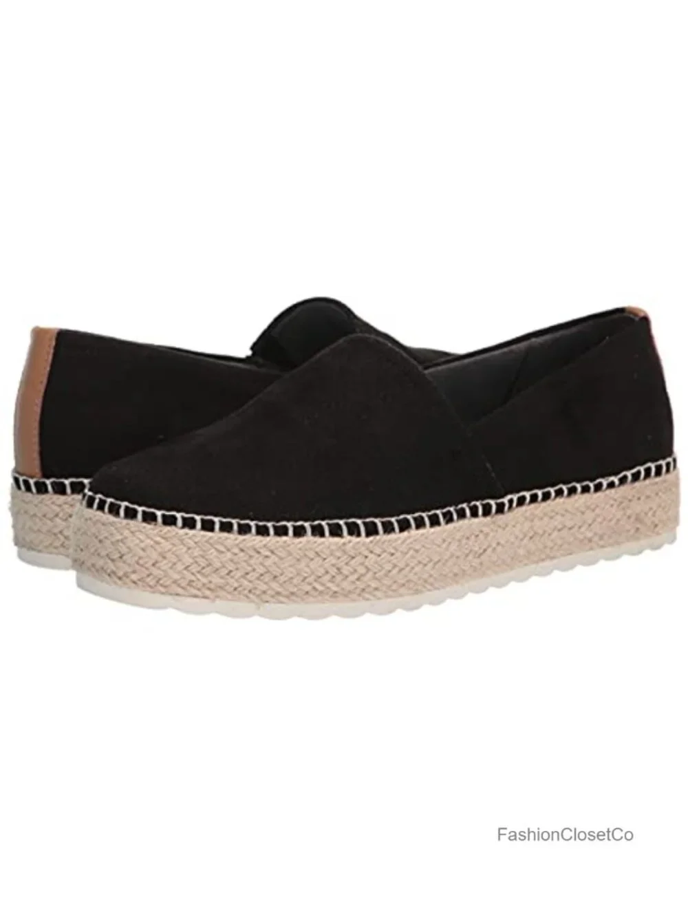 Women's Espadrille Flat Slip On Jute Sole Recycled Bottle Lining